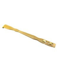 Wooden Bamboo Massager Double Ball Rolling Massage Handle,Back Scraping and Itching,Neck,Back,Shoulder Body Massager