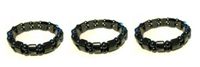 Hematite Powerful Magnetic Bracelet for Arthritis Pain Releif or for Sports Related Therapy (Set of 3 bracelets)