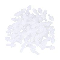 Heallily 40pcs Ear Plug Silicone Waterproof Earplugs Sleep Noise Reducing Ear Plugs (Transparent)
