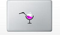 MacBook Cup and Straw Juice Decal Sticker pro air 11 13 15 17