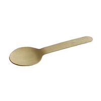 Chaoyue Disposable Wooden Spoons Eco-Friendly Biodegradable Compostable Disposable Spoons-Pack Of 100