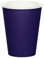 Creative Converting Paper Hot/Cold Cups, 9-Ounce, Purple Color, Package of 24, (Pack of 5)