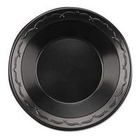 Genpak Elite Laminated Foam Dinnerware, Bowl, 12Oz, Black, 125/Pack, 8 Pack/Carton