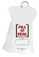 (25) Snack & Vitamin Heat Sealed Pouches by Fill-N-Seal, TSA Approved, BPA Free, Resealable and Easy to Open Tear Tabs