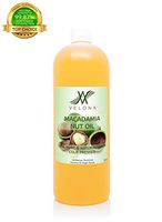 100% Natural Macadamia NUT Oil by Velona | All Natural Clear Carrier Oil for Face, Hair, Body and Skin Care and Cooking | Refined, Cold Pressed | Size: 32 OZ