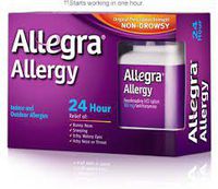 Indoor & Outdoor Allergy Relief 180mg 30 Count Box