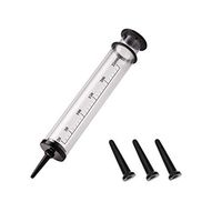 Milisten 250ml Enema Injector Enema Lube Luancher Vaginal Anal Cleaner Douche for Men and Women with 3pcs Injection Heads (Transparent)