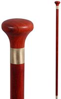 Walking Stick Old Light Slippery Cane Men Wooden Rosewood Environmental Protection Natural Curvature Ergonomic Design Solid Wood Texture Pear (Redwood)