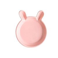 AXZHYX Bowl Children's Bowl Plate, Household Ceramic Tableware, Cute Cartoon Rabbit Dinnerware, Baby Breakfast Plate Hotel Tableware Home Noodles Boiled Fish Soup Bowl (Color : Bunny Cup)