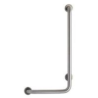 Mustee 390.310 CareGiver Angled 90-Degree Grab Bar Right Hand, 24" x 16" x 1.5", Stainless Steel