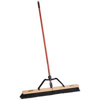 Libman Commercial 850 36" Smooth Sweep Push Broom - Brace Handle - Lot of 3