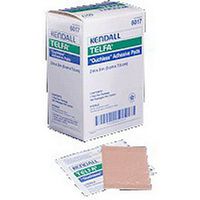 Covidien Adhesive Dressing Telfa 2 X 3 Inch Film / Cotton Rectangle White Sterile