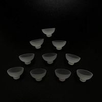 Jungle Care® Umbrella Shaped Comfortable CIC/ITC/ITE Silicon Ear Tip Domes, Could Fit a Par of RIC/RITE (Receiver in The Ear Canal) Models (L * 10pcs)