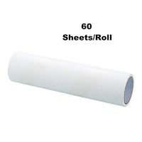 Galapara Sticky Roller Refill Lint Roller Sticky Papers 60 Sheets/Roll