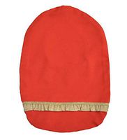 Stretchy Deodorizing Ostomy Pouch Cover (Red - Frill, XL)