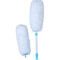 Extendable Duster Telescopic with Microfiber Head Removable and Machine Washable Perfect for Office/Home/Car