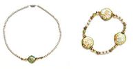 Peridot Magnetic Bracelet and Necklace Set (Large)