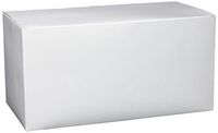 Amscan 265005 Gift Box, 6"H x 12"W x 6"D, White