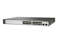 Cisco Catalyst 3750V2-24PS - Switch - L3 - managed - 24 x 10/100 (PoE) + 2 x SFP - rack-mountable - PoE