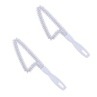 Set of 2-360 Degree Stiff Bristles Brush Multiple Purpose Household Deep Cleaning Scrubber/Tool for Groove of Window,Kitchen,Bathroom,Floor