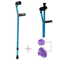 ZSMPY Crutches Arm Type Underarm Crutches Folding Aluminum Alloy Telescopic Assisted Underarm Elbow
