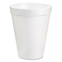 DTM6J6 - Disposable Styrofoam Drinking Cups,White,6.000 OZ