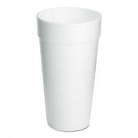 Dart 20J16 Drink Foam Cups- 20 oz.- 500/Carton by Dart Container Corp.