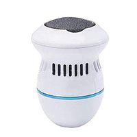 Electric Foot File Callus Remover Pedicure Care Set Hard Skin Remover Proffessinal Rechargeable Pedicure Callus Remover Foot File with Light for Foot Care,White