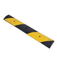 Rubber Reducer, Outdoor Non-Slip Steps Ramp Mat, School Bank Hospital The Way Buffer Speed Reduction Belt (100 15 3cm) (Color : Black and Yellow)