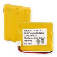 900mA, 3.6V Replacement NiCad Battery for General Electric 21008GE2 Cordless Phones - Empire Scientific #CPB-400D
