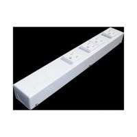 e-dustry EPS-H104NVW 4 Outlet Hardwired Power Strip44; 12 in. - White