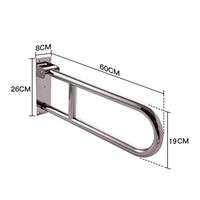 Grab bar, Handicap Grab Bars Shower Handicap Grab Bars Around Toilet, Non-Slip, Safety Grab Bars for Bathroom, Grab Bars for Bathroom, Stainless Steel, Anti-Fall Grab bar-B