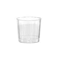 Party Essentials Deluxe/Elegance Hard Plastic 9-Ounce Party Cups/Old Fashioned Tumblers, 40-Count, Clear