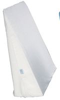 Hermell Products Foam Slant with Blue Polycotton Zippered Cover, 7.5-Inch