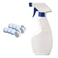 Shentesel 10Pcs Effervescent Cleaner Tablets + Sprayer Home Car Glass Cleaning