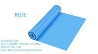 Aimee_JL Professional Latex Resistance Bands for Upper and Lower Body Exercise, Physical Therapy, Lower Pilates, at-Home Workouts, and Rehab,Size： 1500MM150MM0.35MM (Blue)