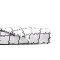 YnM Weighted Blanket (15 lbs, 60''x80'', Queen Size) for People Weigh Around 140lbs | 2.0 Cozy Heavy Blanket | 100% Oeko-Tex Certified Cotton Material with Premium Glass Beads, Lattice Scroll