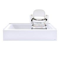 MJM Shower Chair, 350 lbs. - 18"W x 18"D