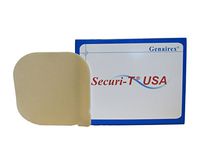 Genairex Inc Securi-T USA Solid Hydrocolloid Skin Barrier, 4" x 4" (Box of 10)