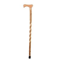 Brazos 37" Twisted Ash Walking Cane, Made in The USA
