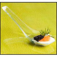 Clear Plastic Zest Spoons 12 Ct.