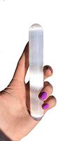 Selenite Massage Wand, Natural Crystal Healing Stone, Healing Crystal Tool for Reiki, Protection, Crystal Cleansing and Healing, Zen