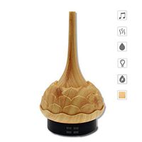 AlkaDrops Ultrasonic Air Humidifer Aroma Essential Oil Music Diffuser Bulit-in Zen sounds LED Colorful lights USB charge
