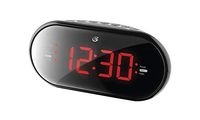 Dual Alarm Clock Radio in Black