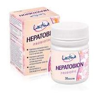 Probiotic Hepatobion 30caps. with Natural Leaf of Bulgarian Rose Damascene and Live Lactobacilli and Bifidobacteria