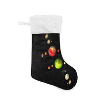 Personalized Christmas Stocking Inspiring Galaxy Solar System Santa Xmas Tree Decor Socks Gift Kids Fireplace/Restaurant/Hotel/Club/bar