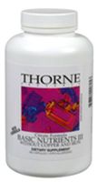 Thorne Research Basic Nutrients III without Copper and Iron 180 Capsules, 2 Count