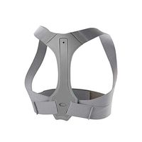 scgtpapadc Posture Corrector Brace Support Adjustable Back Shoulder Therapy Belt Magnetic Gray L