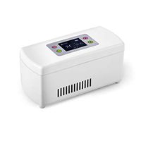 Insulin Cooler, Portable Insulin Refrigerated Box, Mini Drug Storage Fridge, 2-8℃ Insulin Cooler Travel Case for Automobile and Home