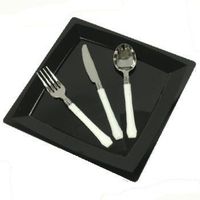 Reflections Duet Elegant Forks White Handle